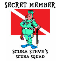 Secret Member SCUBA Steve Woman's t-shirts