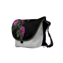 Secret Message Orchid Messenger Bag