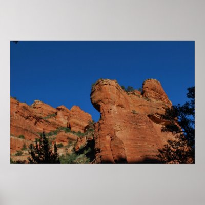 Secret Mountain in Sedona, AZ 1081 Posters by SedonaPosters