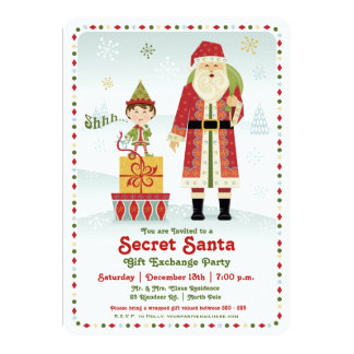 Secret Santa Cards | Zazzle