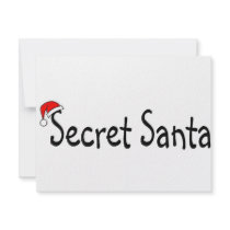 Secret Santa invitations by CelebrationZazzle Secret Santa invitations