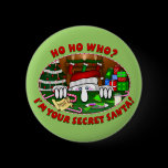 Secret Santa Kilroy Button buttons
