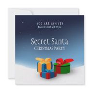 Secret Santa Party invitation invitation