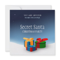 Secret Santa Party invitation by BluePlanet Secret Santa Party invitation