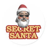 Secret Santa sheet of stickers