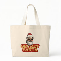 Secret Santa totebag by holiday_tshirts Secret Santa totebag
