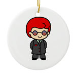 Secret Service Boy 2 Christmas Tree Ornament