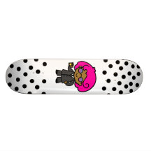 Secret Service Girl Custom Skateboard