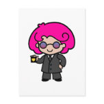 Secret Service Girl Postcard