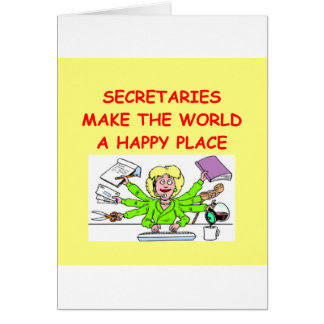 Secretary Cards, Secretary Card Templates, Postage, Invitations ...