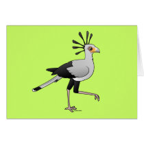 Secretary Bird Greeting Cards