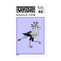 Secretary Bird Postage Stamp