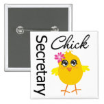Secretary Chick buttons
