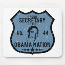 Secretary Obama Nation mousepads by poorrichards Secretary Obama Nation mousepads