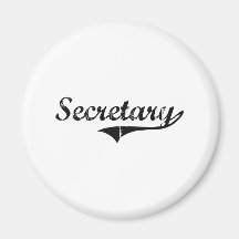 Secretary Professional Job Refrigerator Magnet