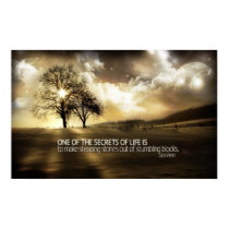 Secrets of Life Motivational Poster Print