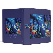 Secrets Of The Coral Reef - Mermaid Art Binder