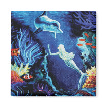 Secrets Of The Coral Reef - Mermaid Magnet by SusanRodio Secrets Of The Coral Reef - Mermaid Magnet