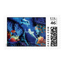 Secrets Of The Coral Reef - Mermaid Postage Stamps stamps