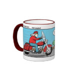 If Santa rode a Harley, he'd put serious amounts of miles on it each year! SecretSanta Mug