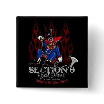 Section 8 cycle ward -pin buttons