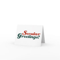 Secular Greetings Greeting Card