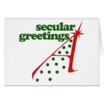 Secular Greetings Greeting Card