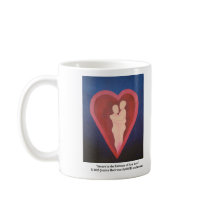 Secure in the Embrace of Real Love Mug (Left Hand)
