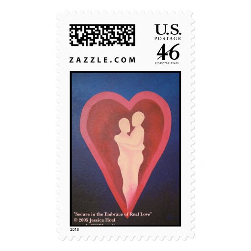 Secure in the Embrace of Real Love Postage Stamp