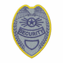 Security Badge embroidered shirts