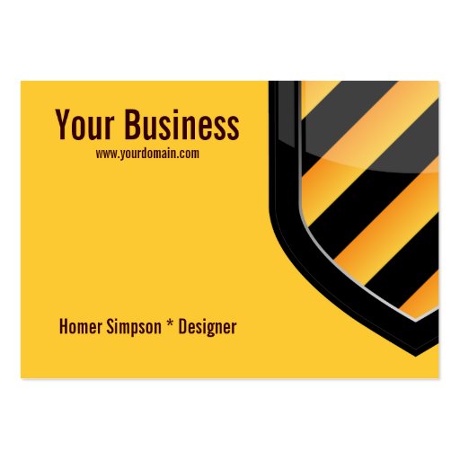 Security Business Card (front side)