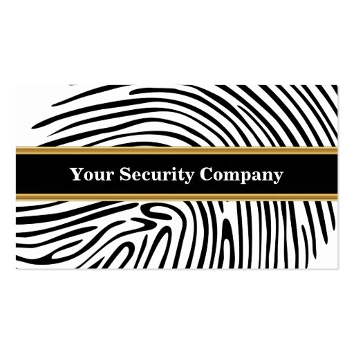 Security Business Cards