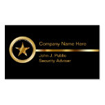 Security Business Cards business cards
