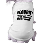 Security Pet Tee Shirt