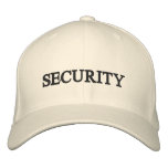 SECURITY embroidered hats