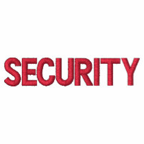 SECURITY JACKET embroidered shirts