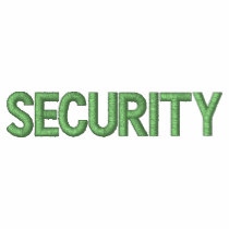 SECURITY JACKET embroidered shirts