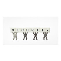 Security Personalized Photo Card