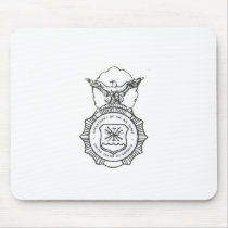 Security Police Shield mousepads by jacinto888 Security Police Shield mousepads