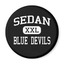Sedan - Blue Devils - High School - Sedan Kansas magnets by customteamsportswear Sedan - Blue Devils - High School - Sedan Kansas magnets
