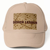 SEDER LEADER  PASSOVER  MATZAH HAT