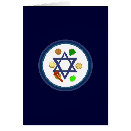 Seder Plate Greeting Card