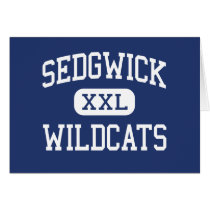 Sedgwick Wildcats Middle West Hartford Greeting Cards