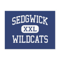 Sedgwick Wildcats Middle West Hartford postcards by customteamsportswear Sedgwick Wildcats Middle West Hartford postcards