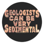 "Sedimental" Geologists Stickers