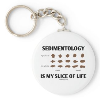 Sedimentology Is My Slice Of Life (Rocks) Key Chain