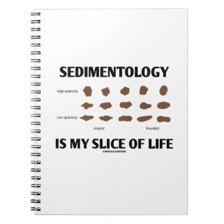 Sedimentology Is My Slice Of Life (Rocks) Spiral Note Book