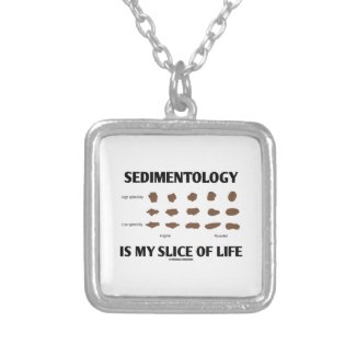 Sedimentology Is My Slice Of Life (Rocks) Pendants