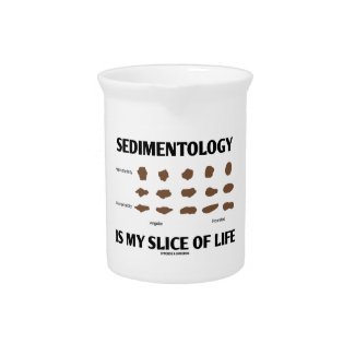 Sedimentology Is My Slice Of Life (Rocks) Drink Pitcher