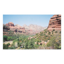 Sedona Area scene 08 Rectangle Sticker